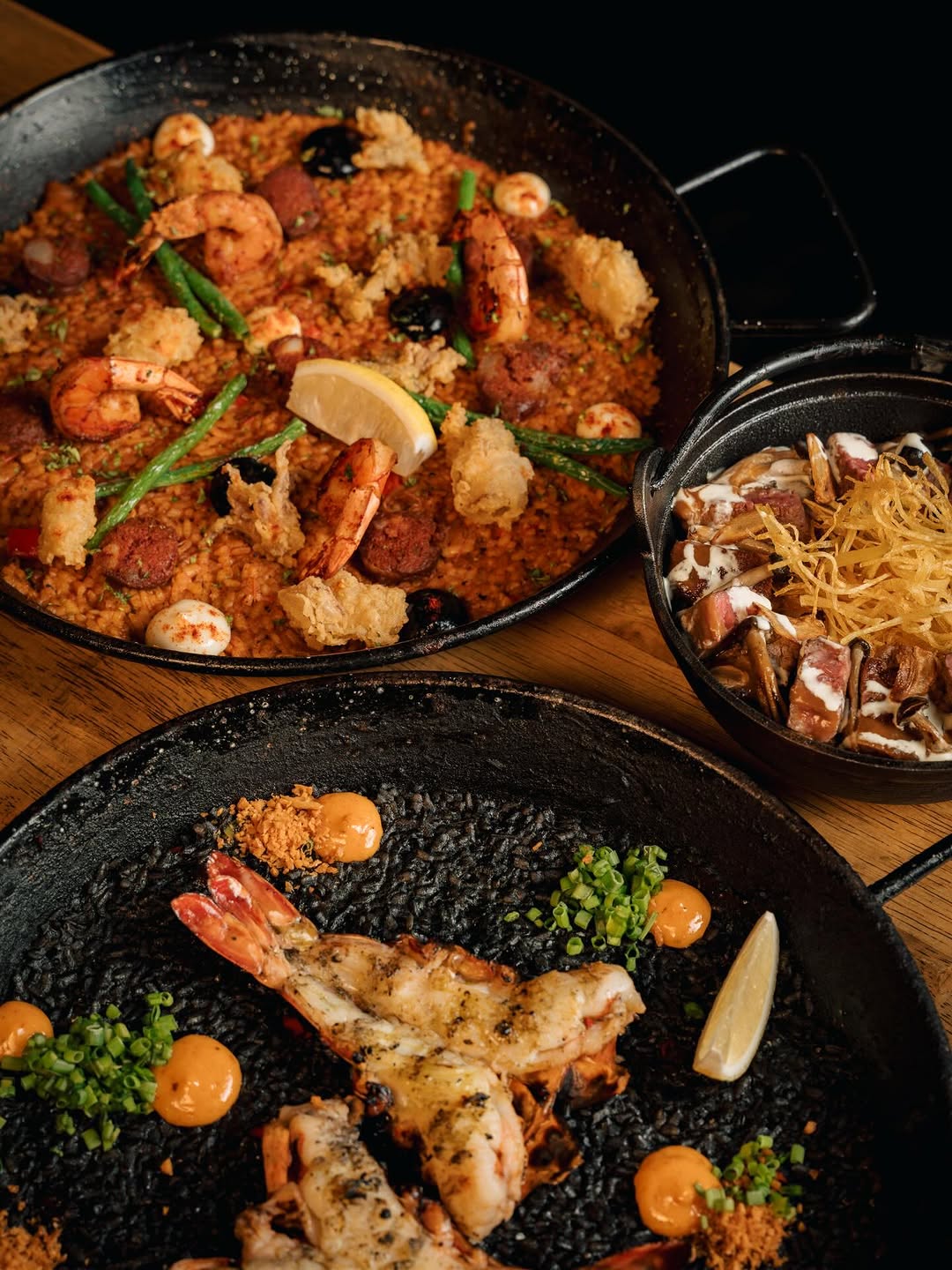 Paella at Mijo Comfort Food