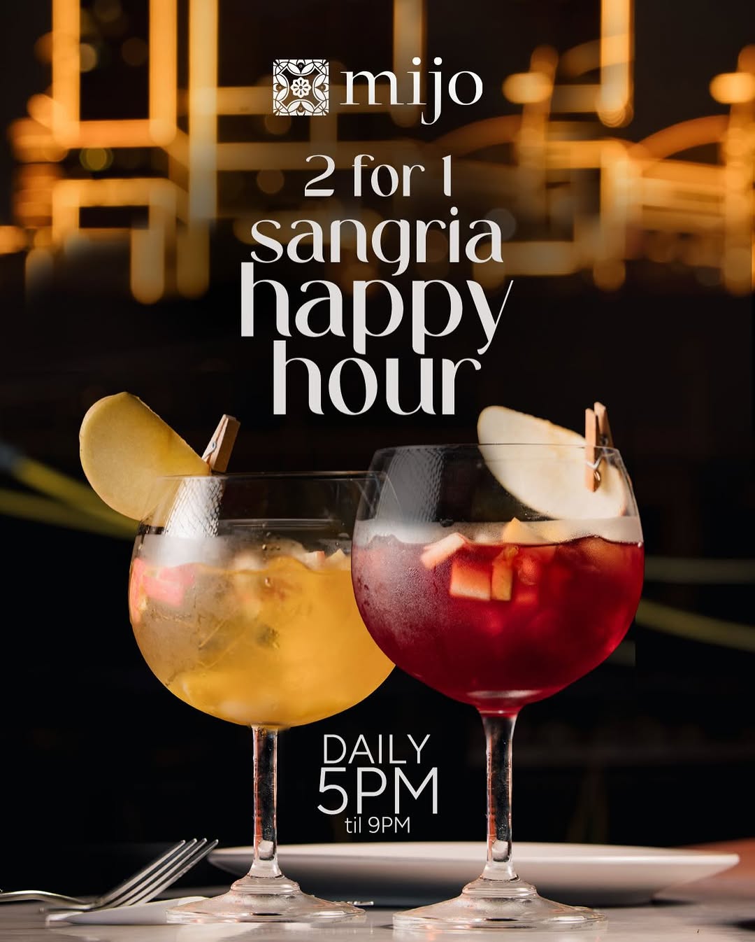 Sangria Happy Hour at Mijo