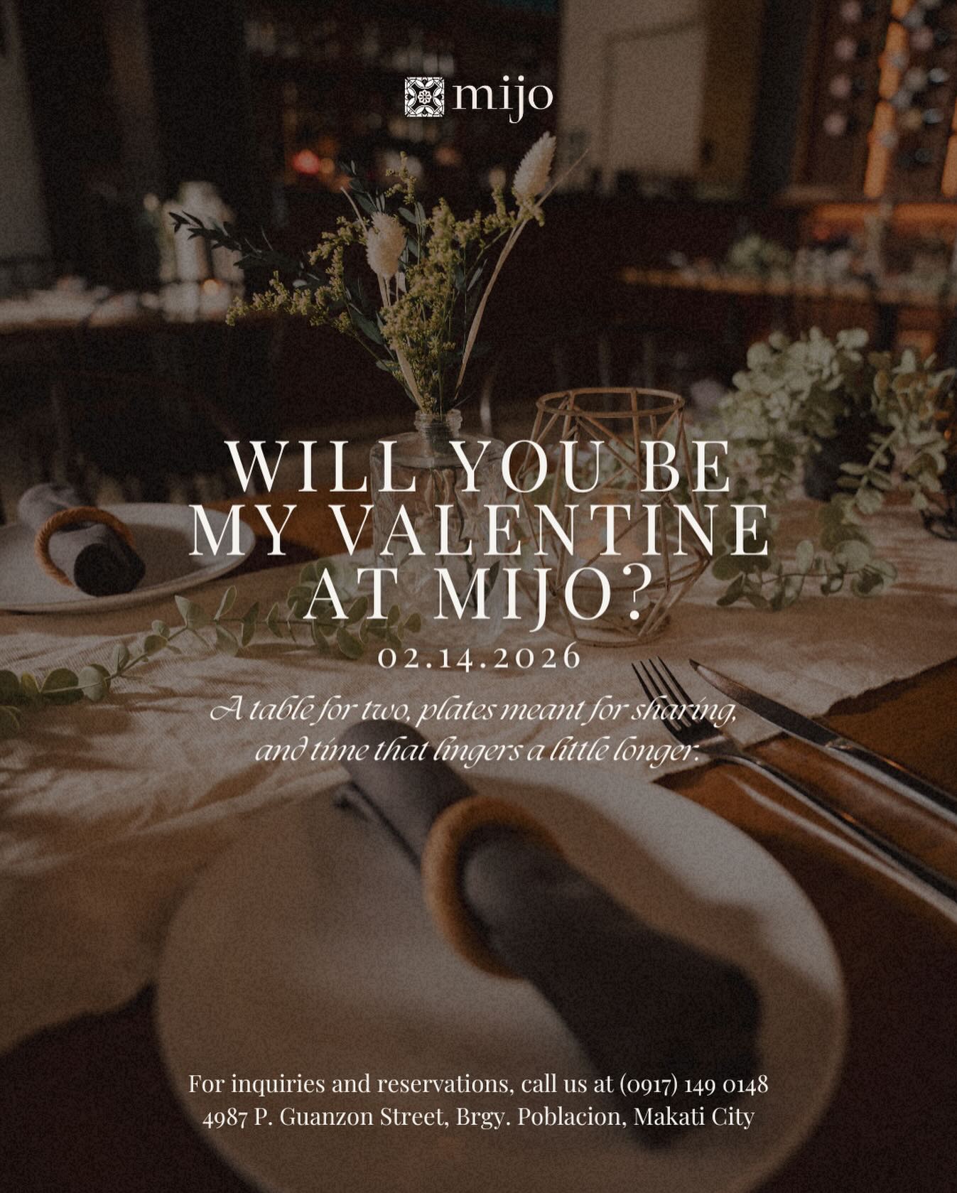 Mijo Comfort Food special occasion dining